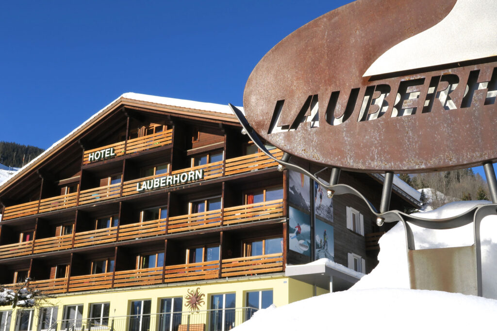 Hotel Lauberhorn Grindelwald im Winter